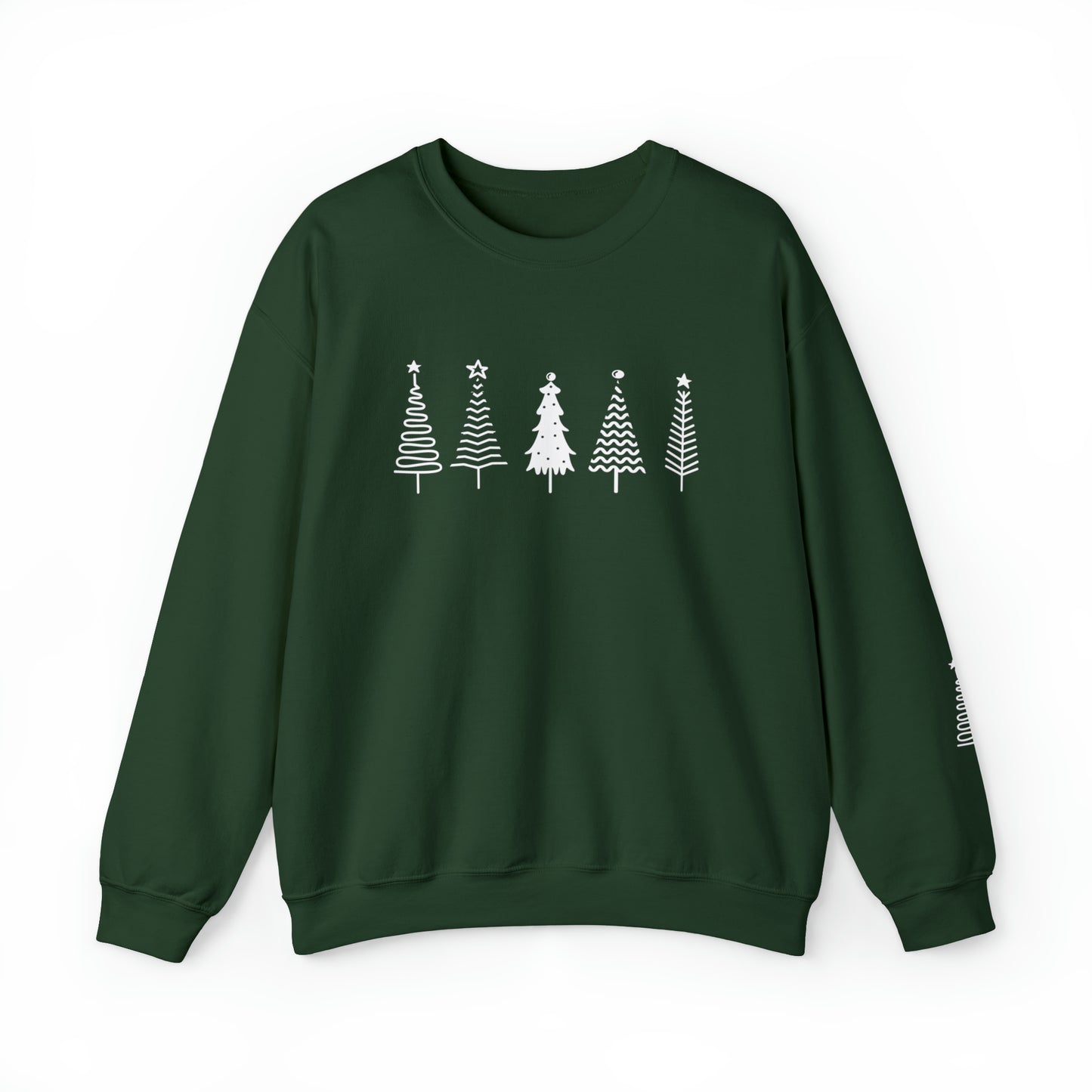 Minimalistic Christmas Tree Sweatshirt, Simple Christmas Sweatshirt For Women Minimalist Trendy Christmas Sweatshirt For Christmas Eve