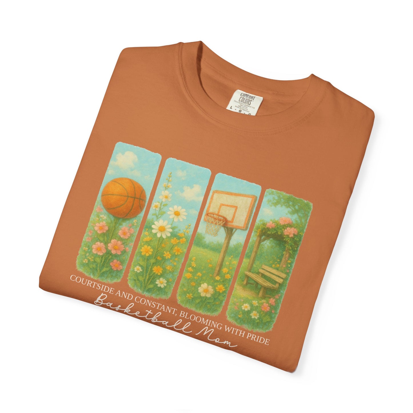 Floral Basketball Mom Shirt