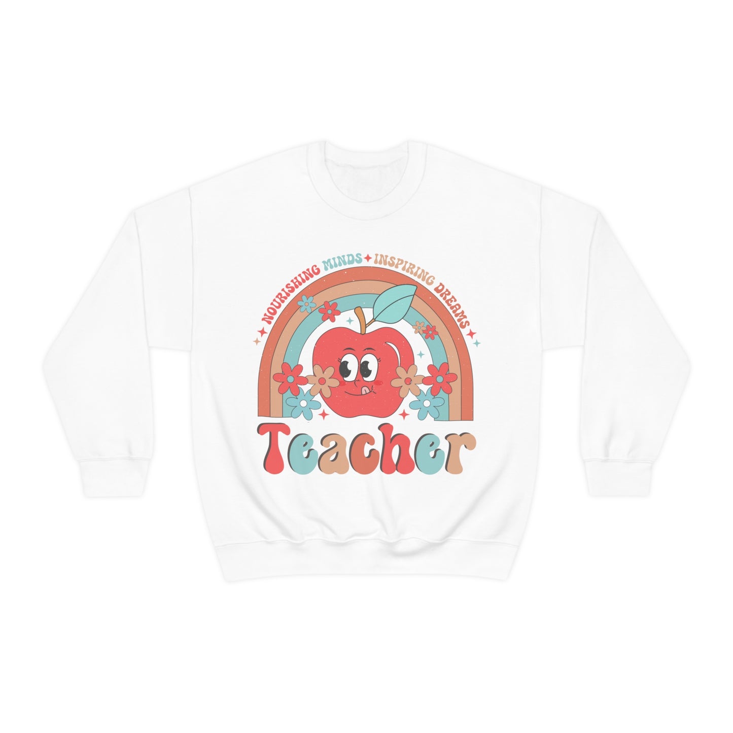 Retro Teacher Crewneck Sweatshirt Back to School Shirt For Teachers Gift For Teacher Educator Sweatshirts Pre K Teacher Shirts Gift For Her