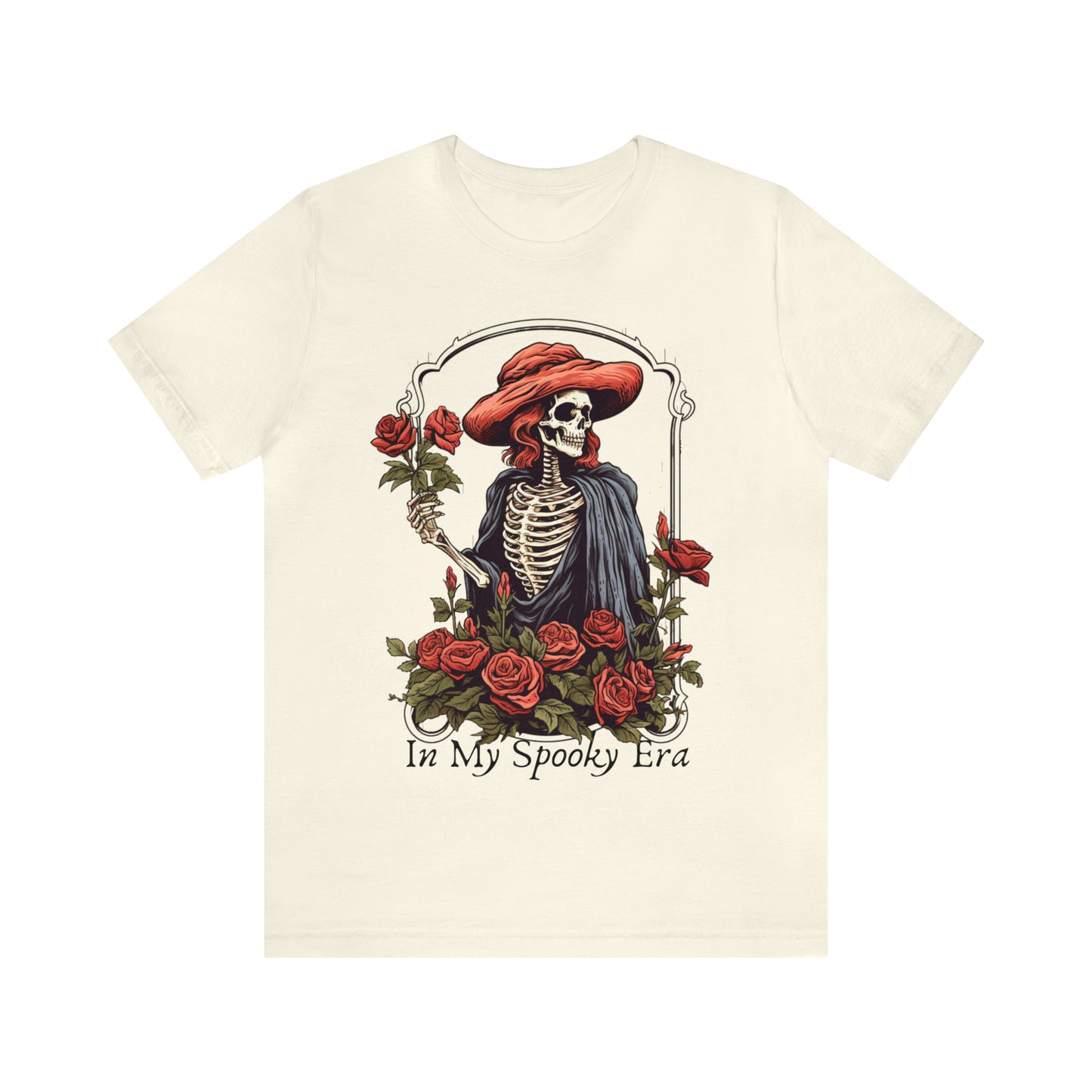 Spooky Era Skeleton Shirt Floral Skeleton T Shirt
