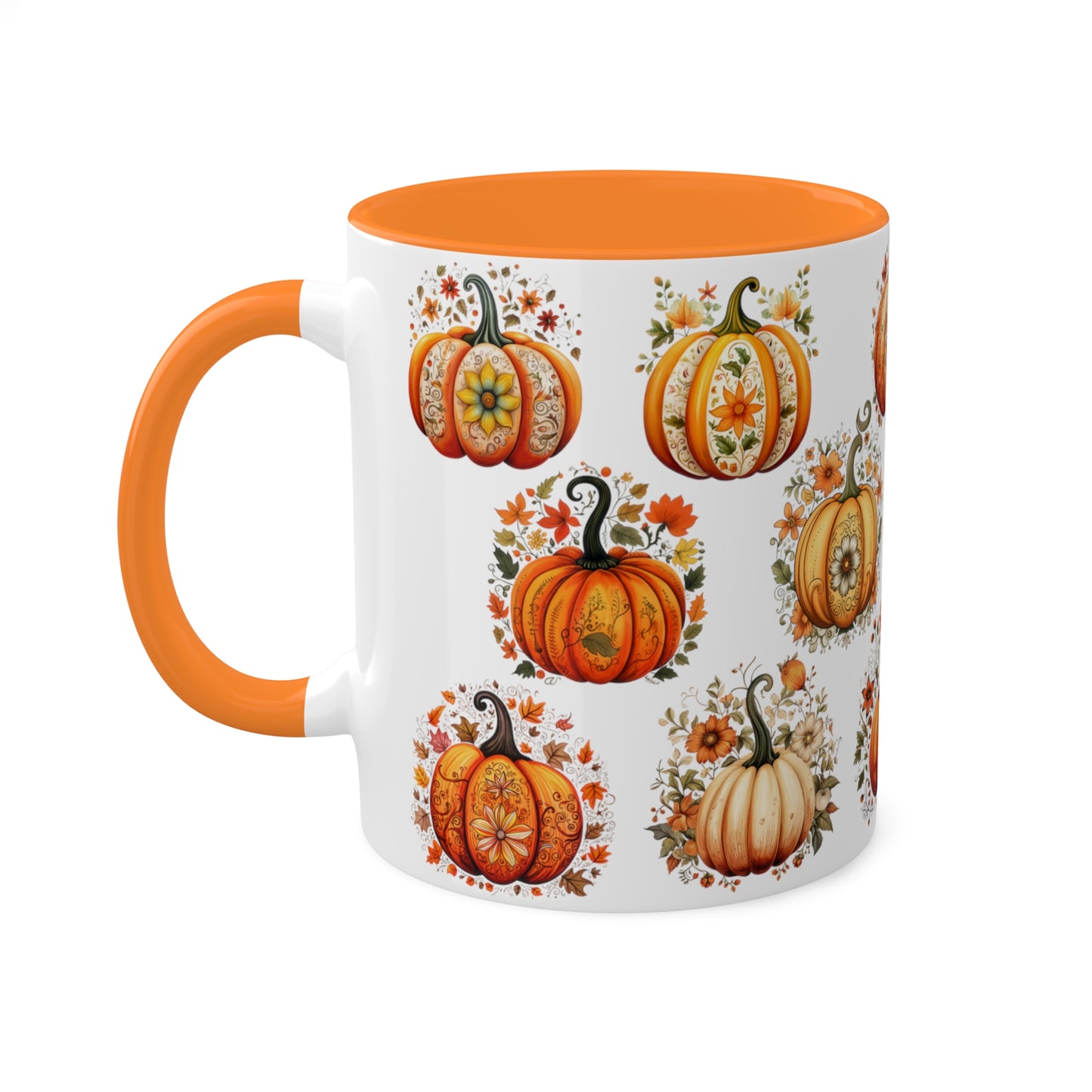 Pumpkin Coffee Mug Halloween Kitchen Decor Farmhouse Decor Halloween Coffee Mug Fall Mug Halloween Gift For Her Autumn Mug Halloween Decor