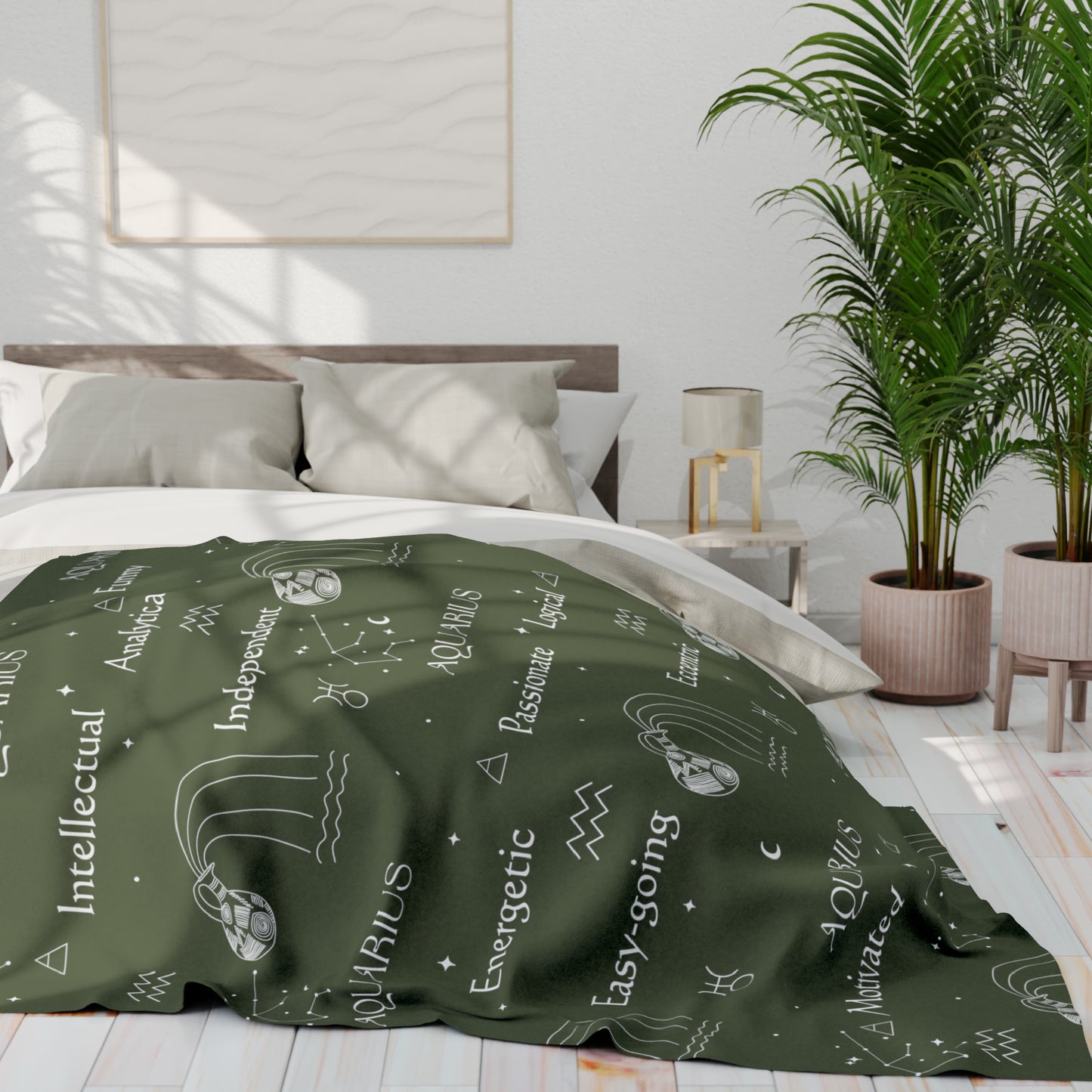 Aquarius Zodiac Blanket