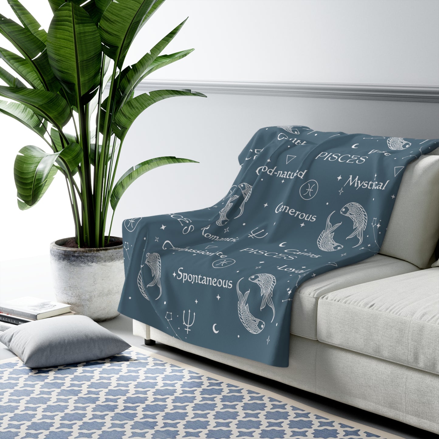 Pisces Zodiac Blanket