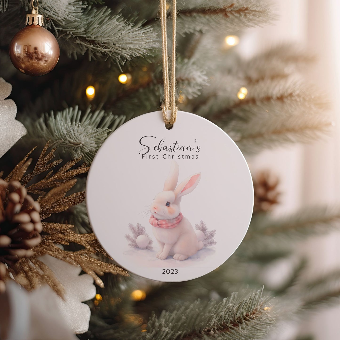 Personalized Baby First Christmas Ornament