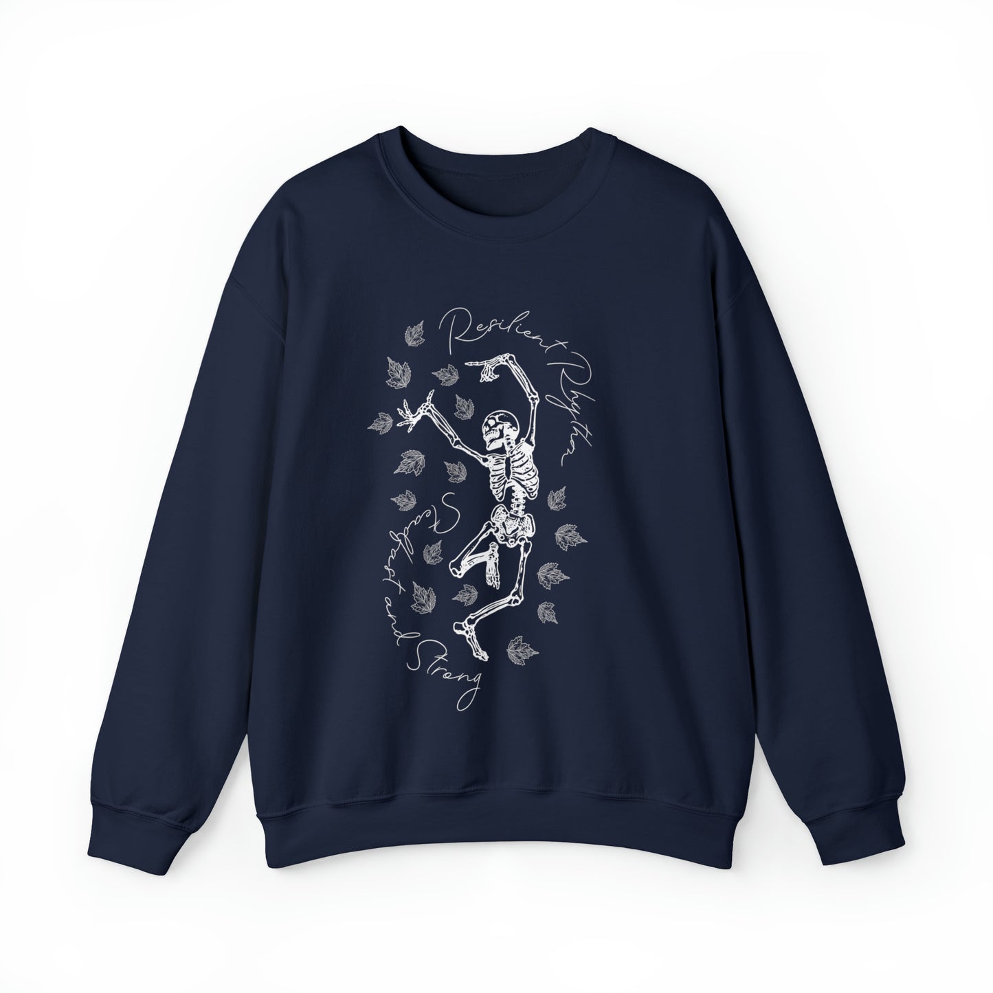 Halloween Dancing Skeleton Sweatshirt, Women Inspirational Shirt Halloween Shirt Cute Fall Sweatshirt Graphic T-Shirt Ladies Halloween Shirt