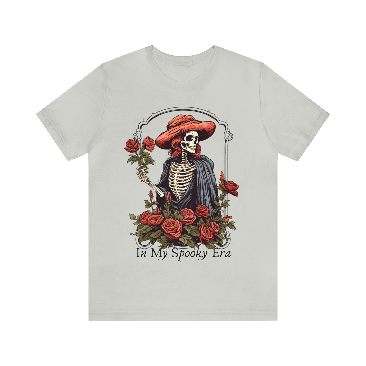 Spooky Era Skeleton Shirt Floral Skeleton T Shirt