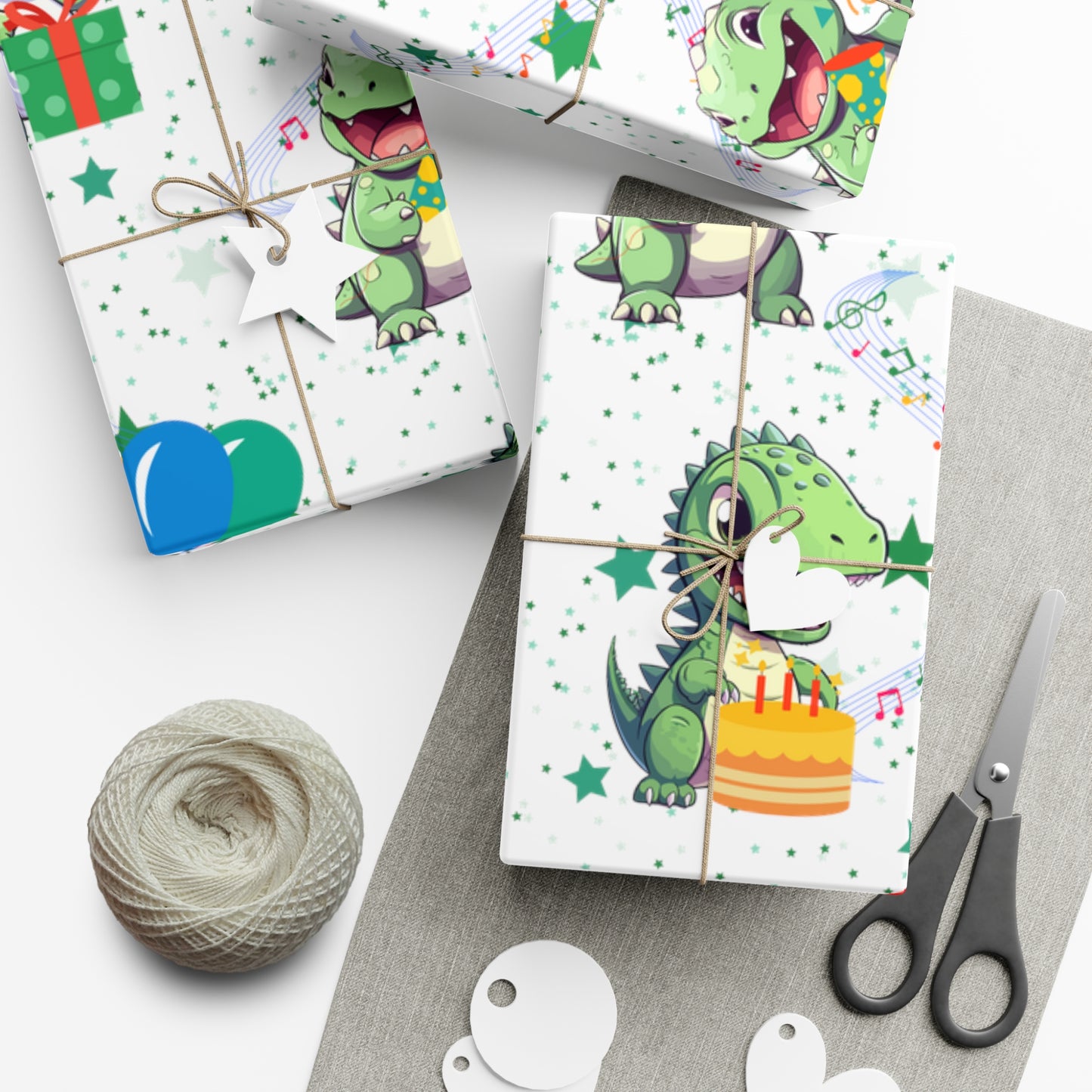 Dinosaur Wrapping Paper Birthday Wrapping Paper Roll Cute Gift Wrap For Kids Birthday 6 Foot Roll Gift Wrapping For Dinosaur Lover Gift
