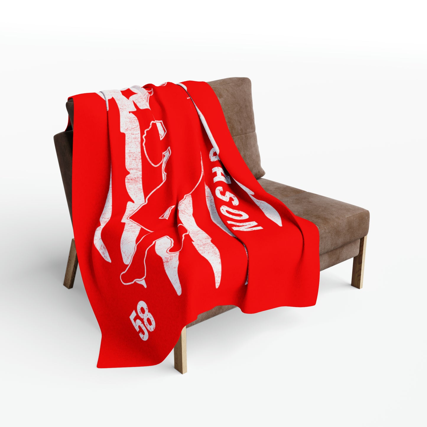 Custom American Football Blanket Football Player Gift