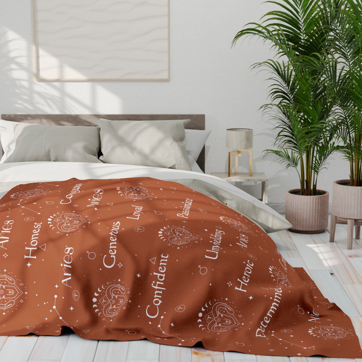 Aries Zodiac Blanket