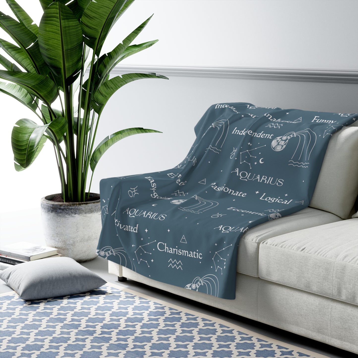 Aquarius Zodiac Blanket