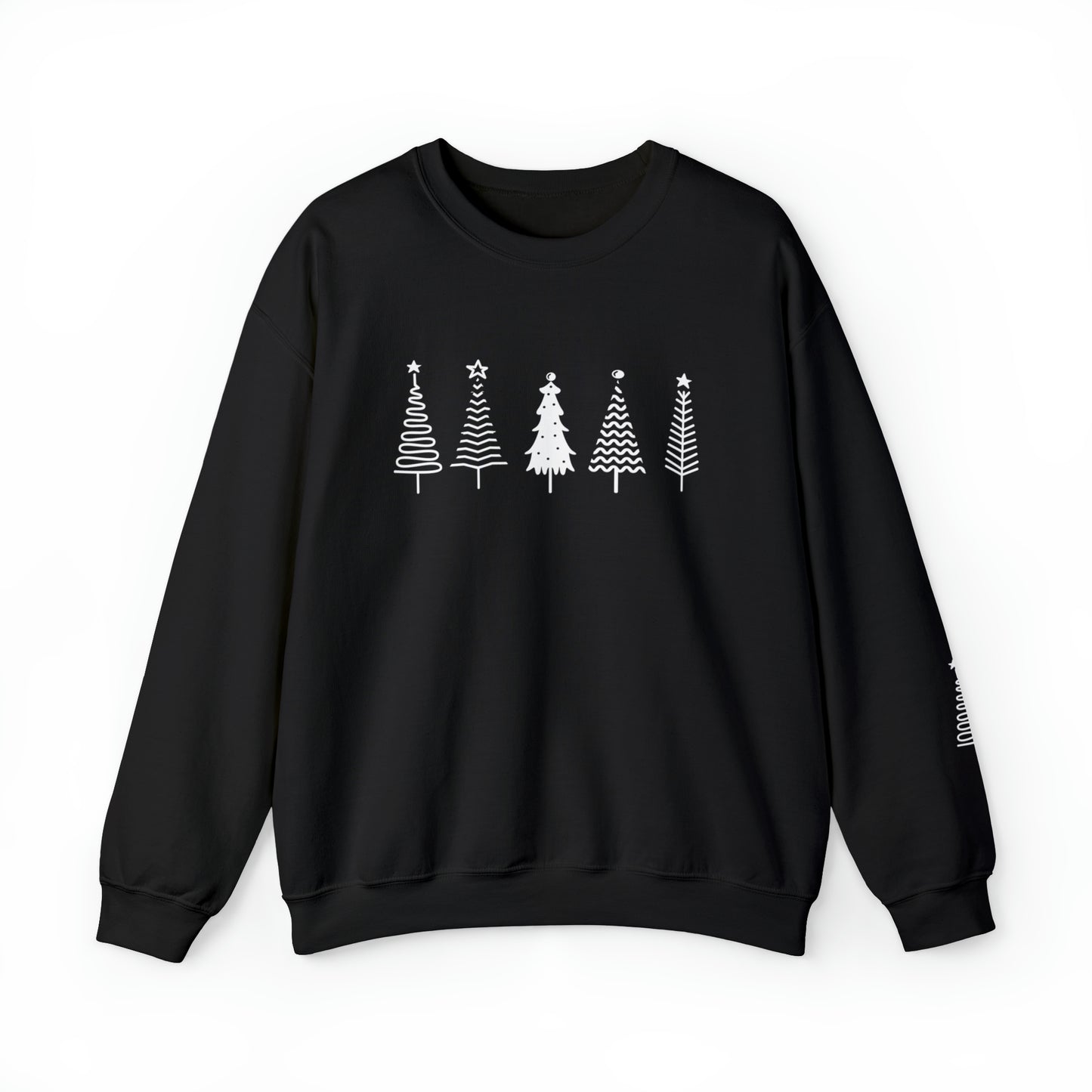 Minimalistic Christmas Tree Sweatshirt, Simple Christmas Sweatshirt For Women Minimalist Trendy Christmas Sweatshirt For Christmas Eve