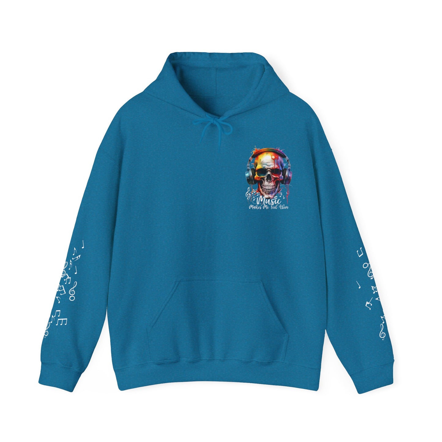 Music Hoodie Skeleton Hooded Sweatshirt
