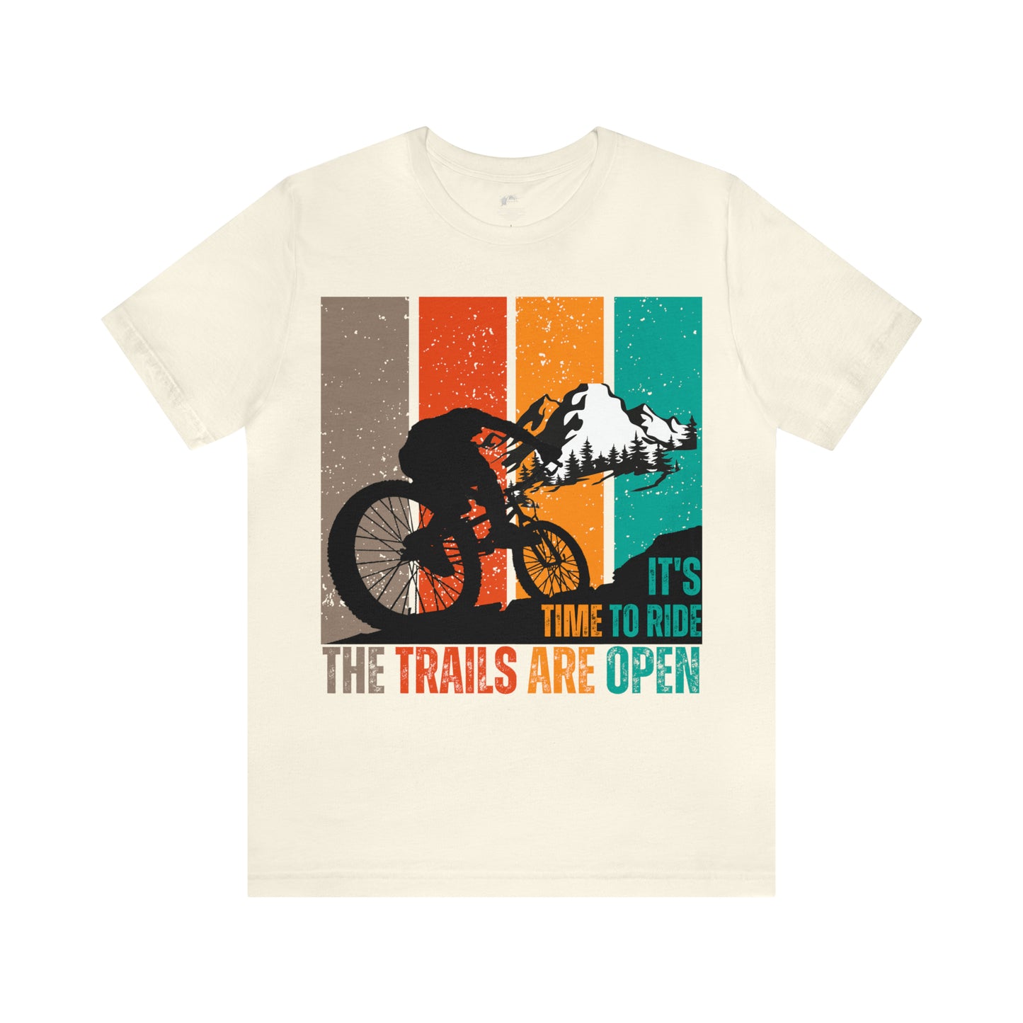 Mountain Bike Shirt Cyclist Gift For Him Witty Retro Mountain Bike Gift for Son Cycling T Shirt Trail Riding Tee Gifts For Athletic Men