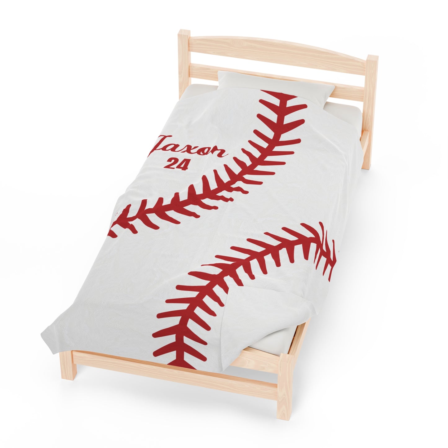 Custom Baseball Blanket With Name Personalized Baseball Gift