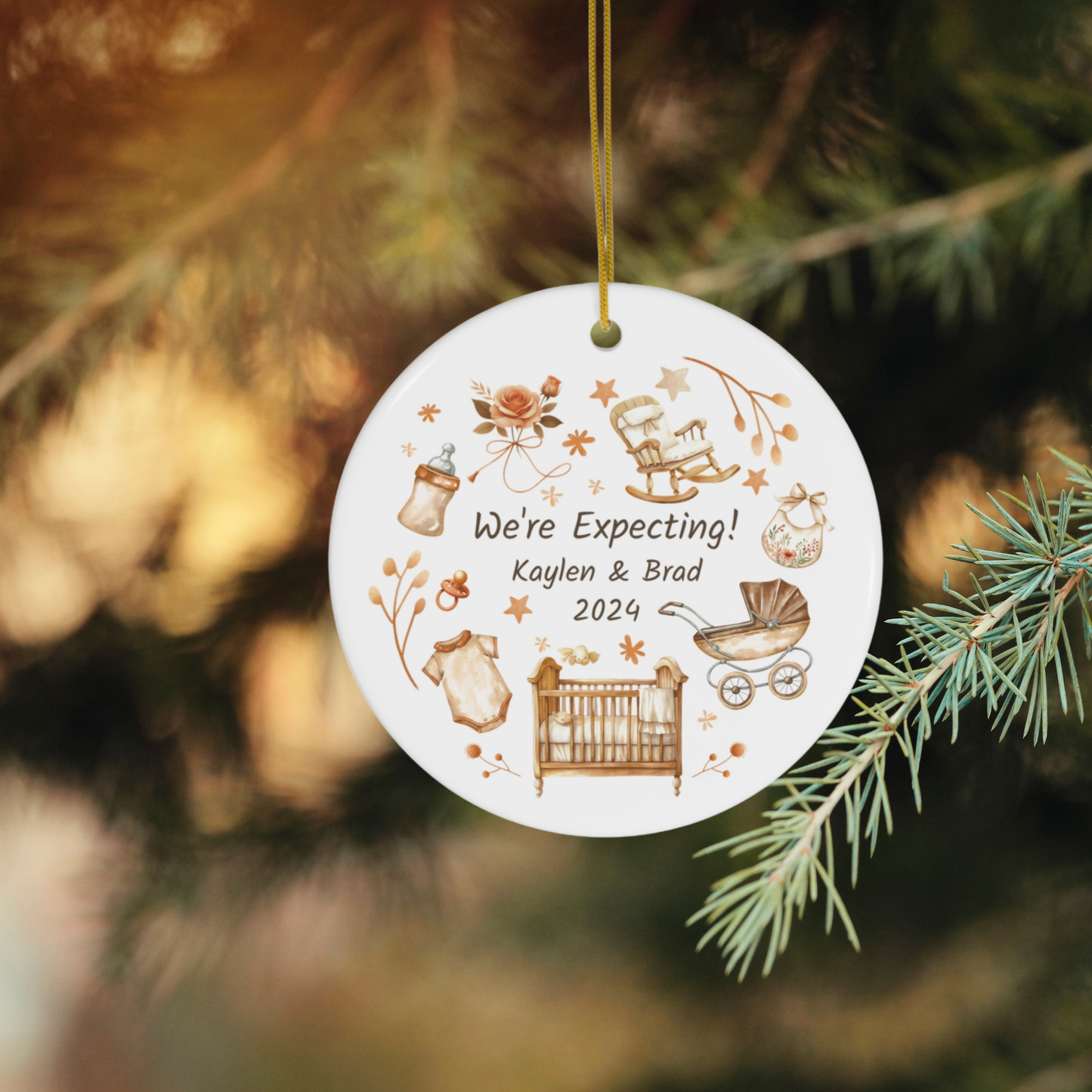 Expecting Parents Ornament Newly Pregnant Gift