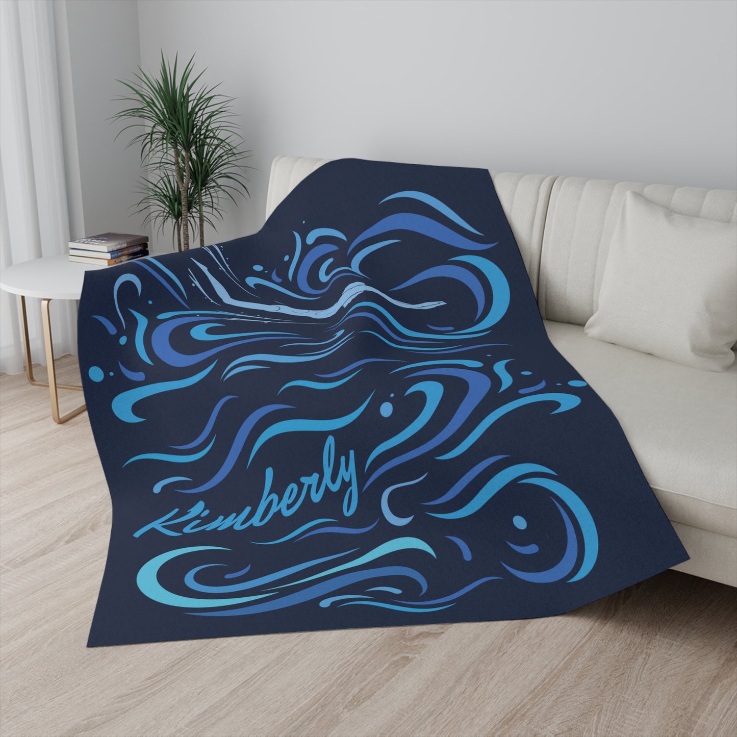 Personalized Blanket Gift for Swimmer
