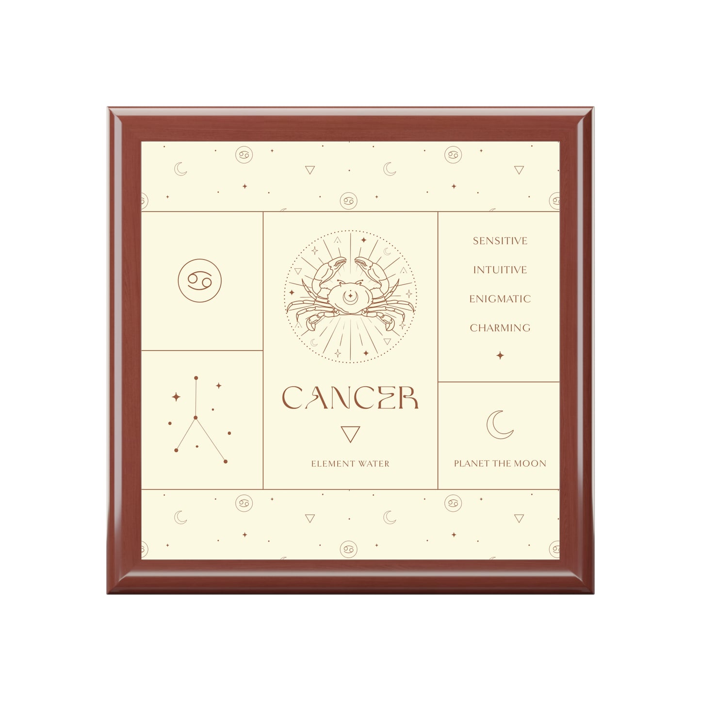 Cancer Jewelry Organizer Keepsake Box