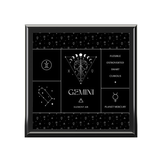 Gemini Jewelry Organizer Keepsake Box