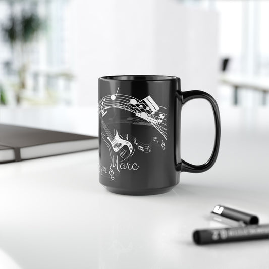 Personalized Guitar Coffee Mug