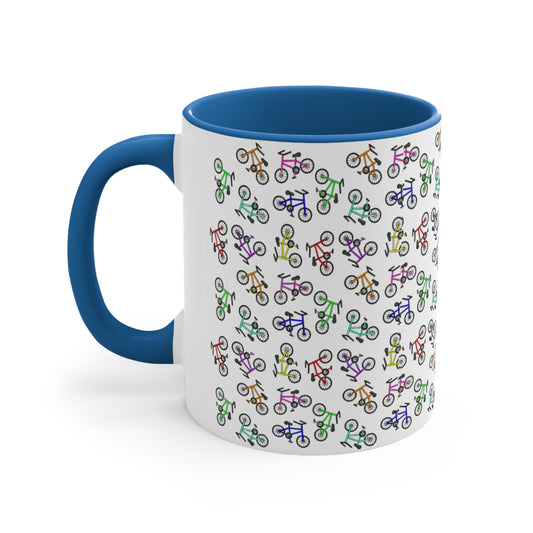 Bicycle Coffee Mug Bike Lover Gift Cycling Mug Gifts For Her 11oz Ceramic Coffee Mug Gifts For Him Mountain Bike Mug Cyclist Gift Sport Mug