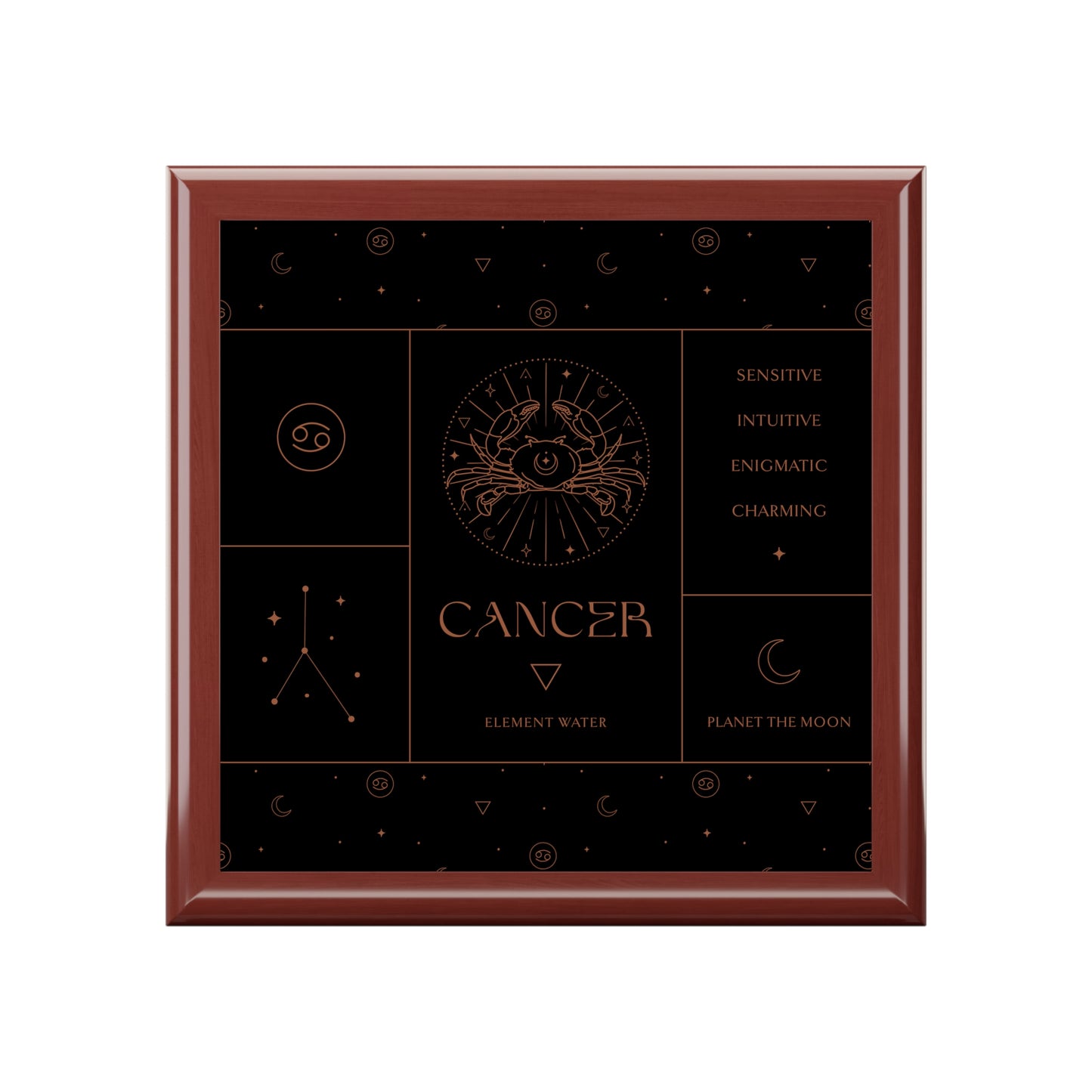 Cancer Jewelry Organizer Keepsake Box