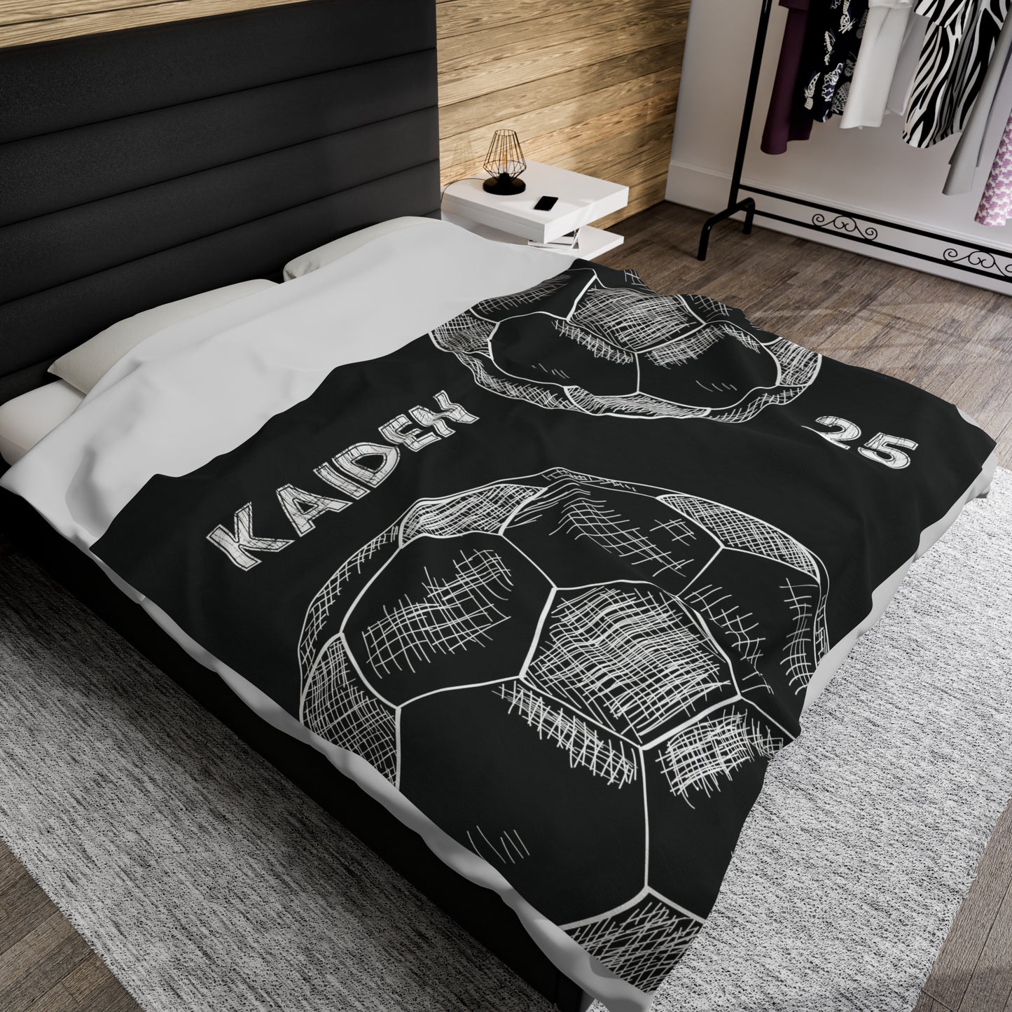 Personalized Soccer Blanket