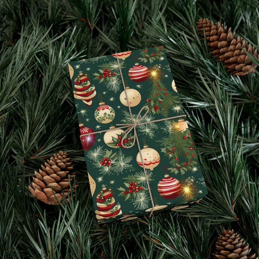 Retro Christmas Wrapping Paper