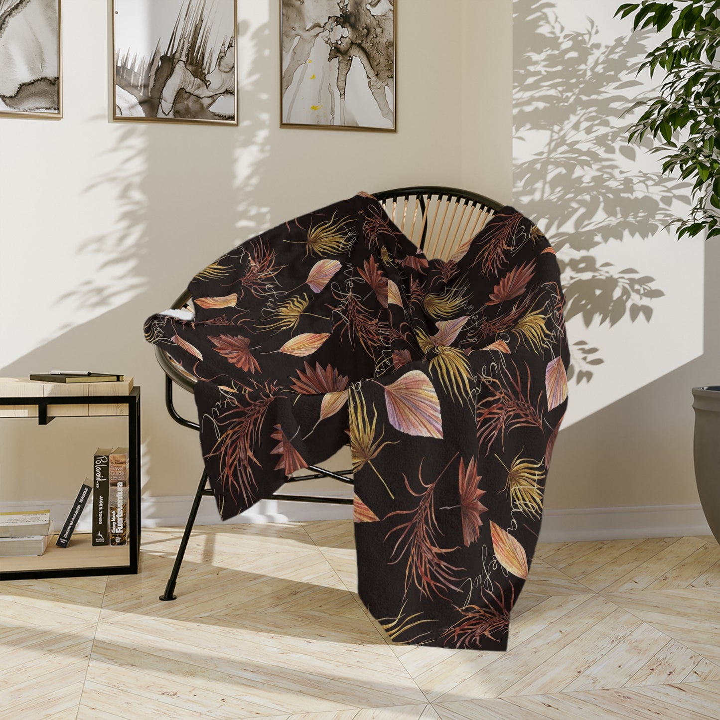 Autumn Throw Blanket Leaf Blanket Fall Decor