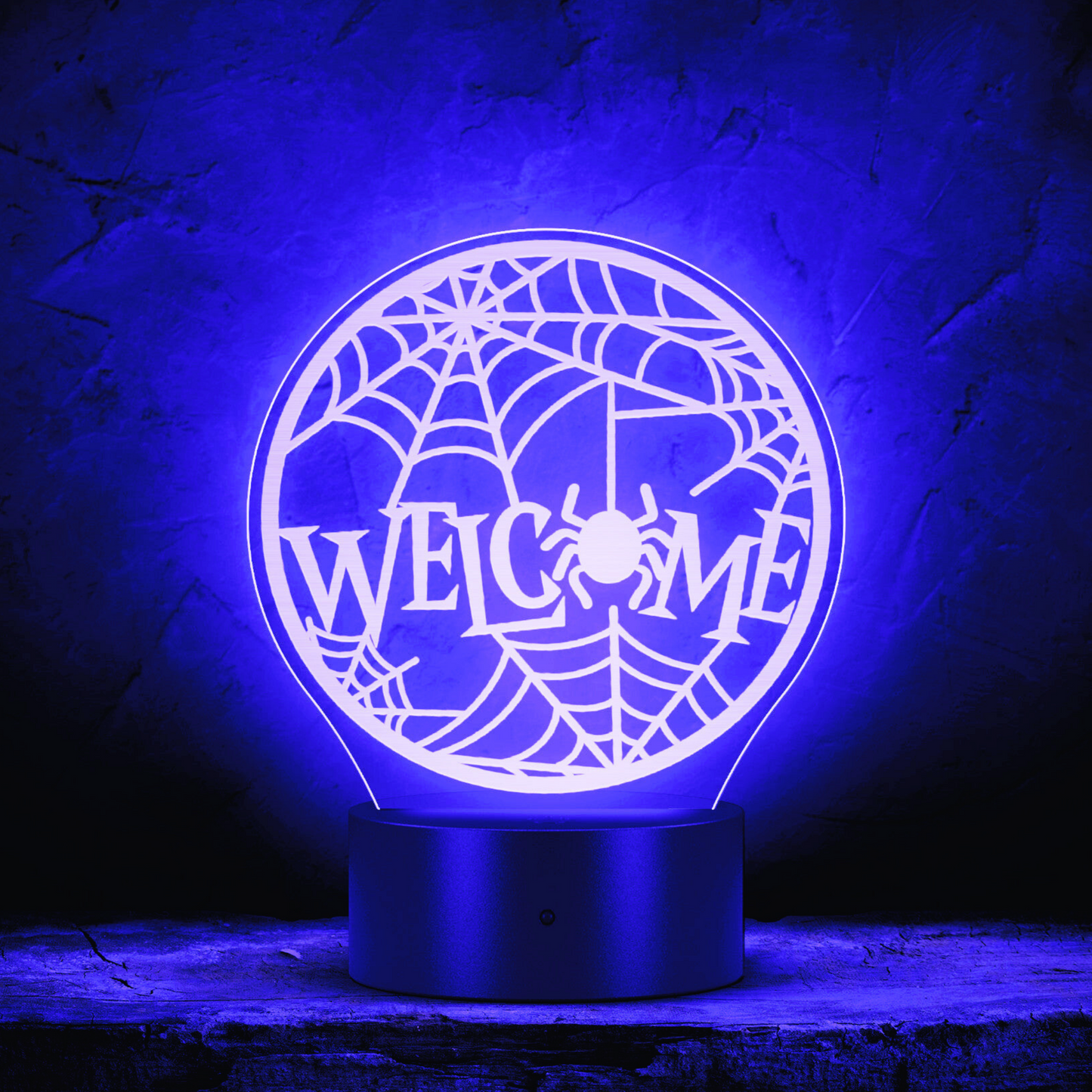 Halloween Spider Web Led Light Halloween Decor
