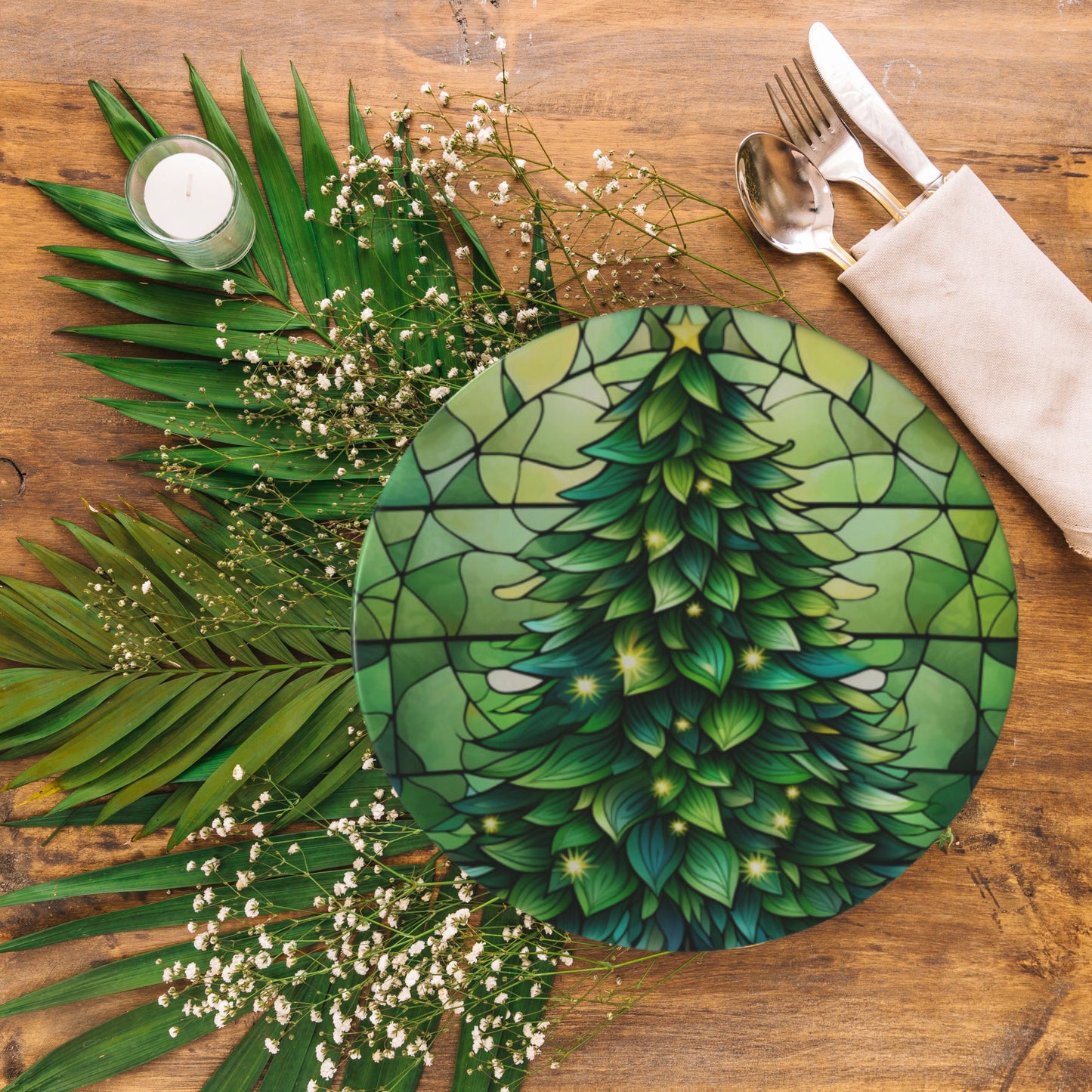 Christmas Tree Plate