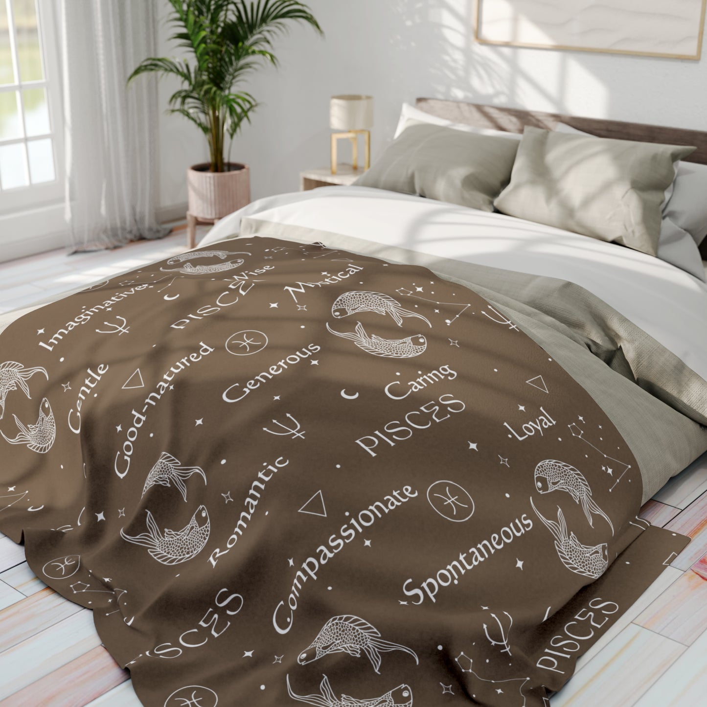 Pisces Zodiac Blanket