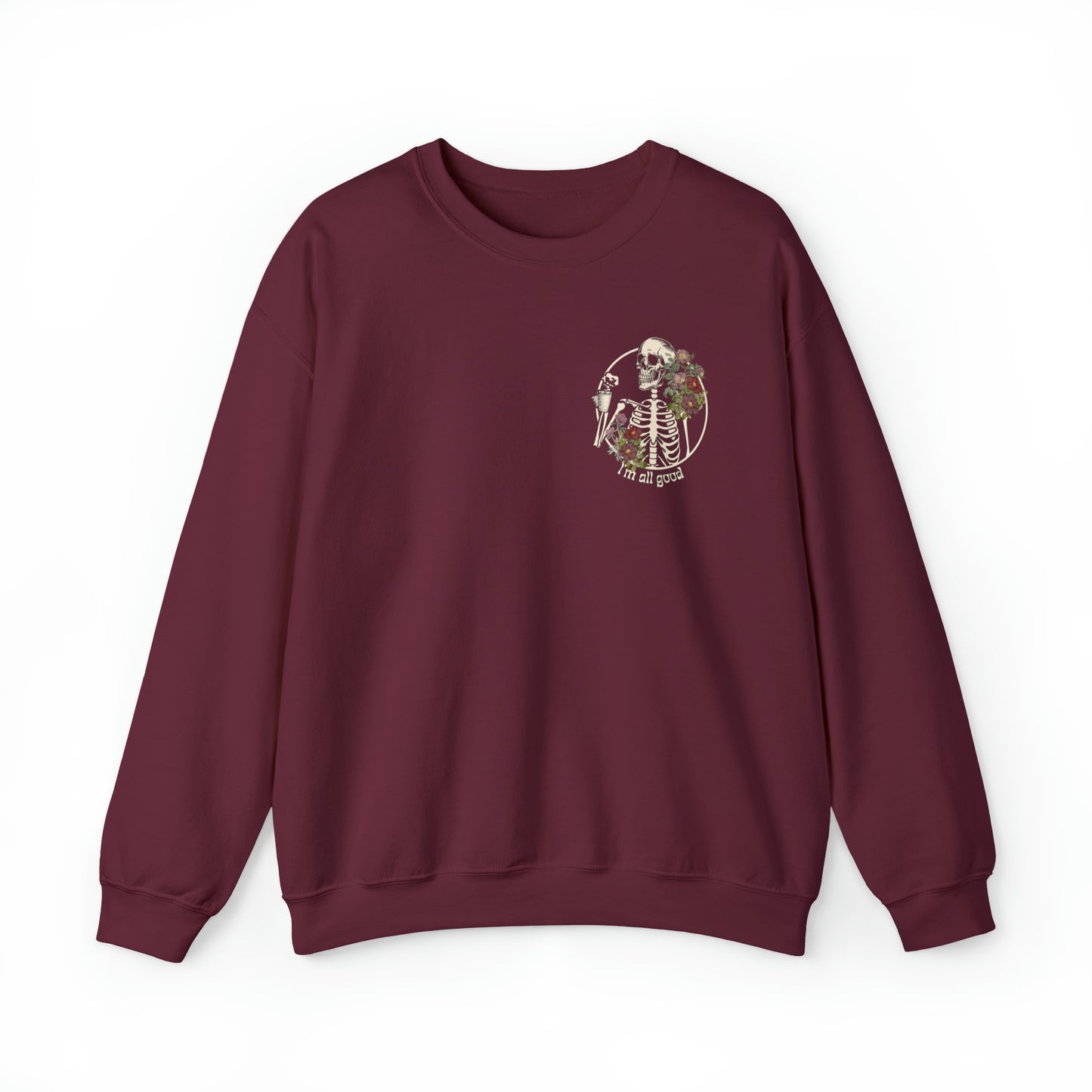 Floral Skeleton Sweatshirt