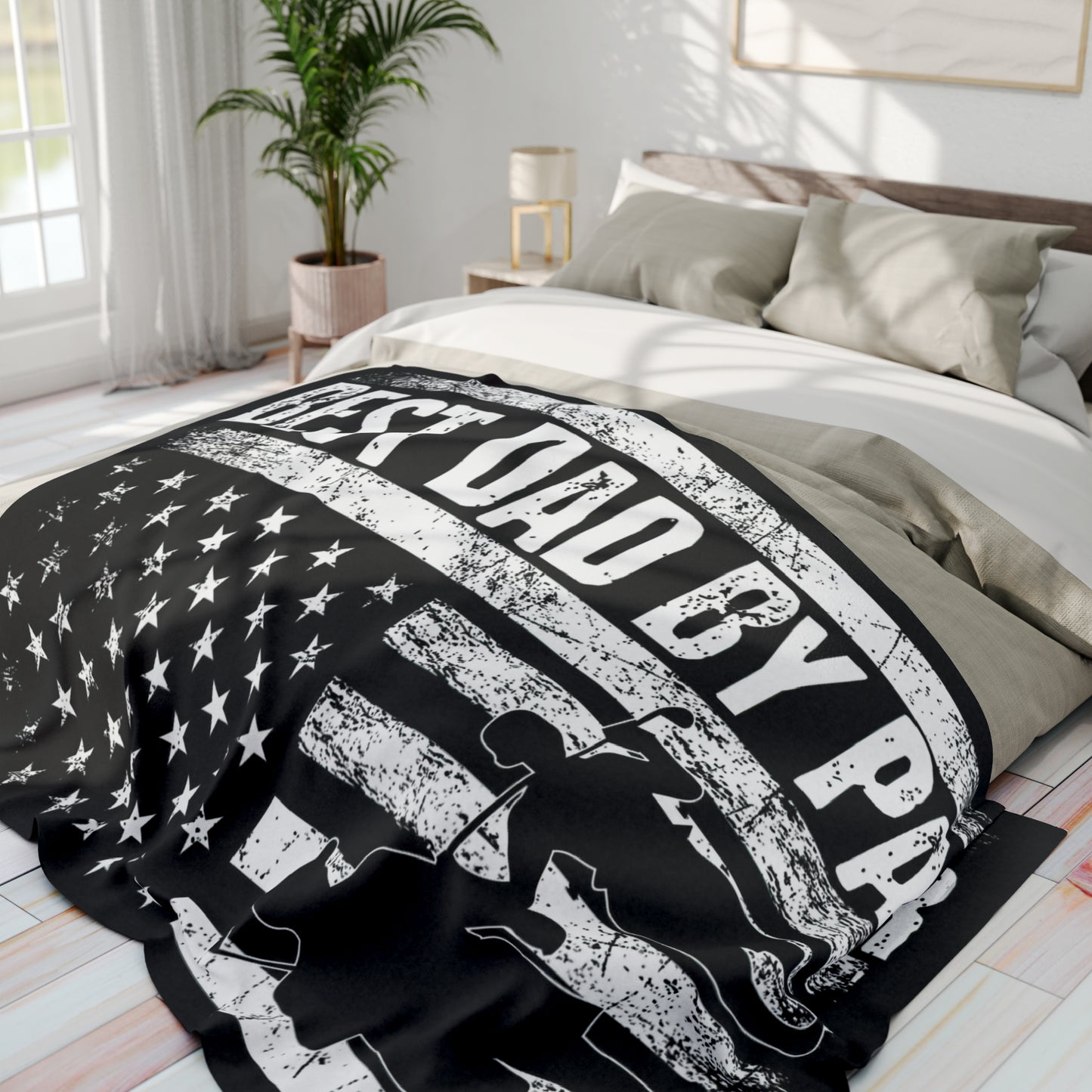 Best Dad by Par Personalized Golf Blanket