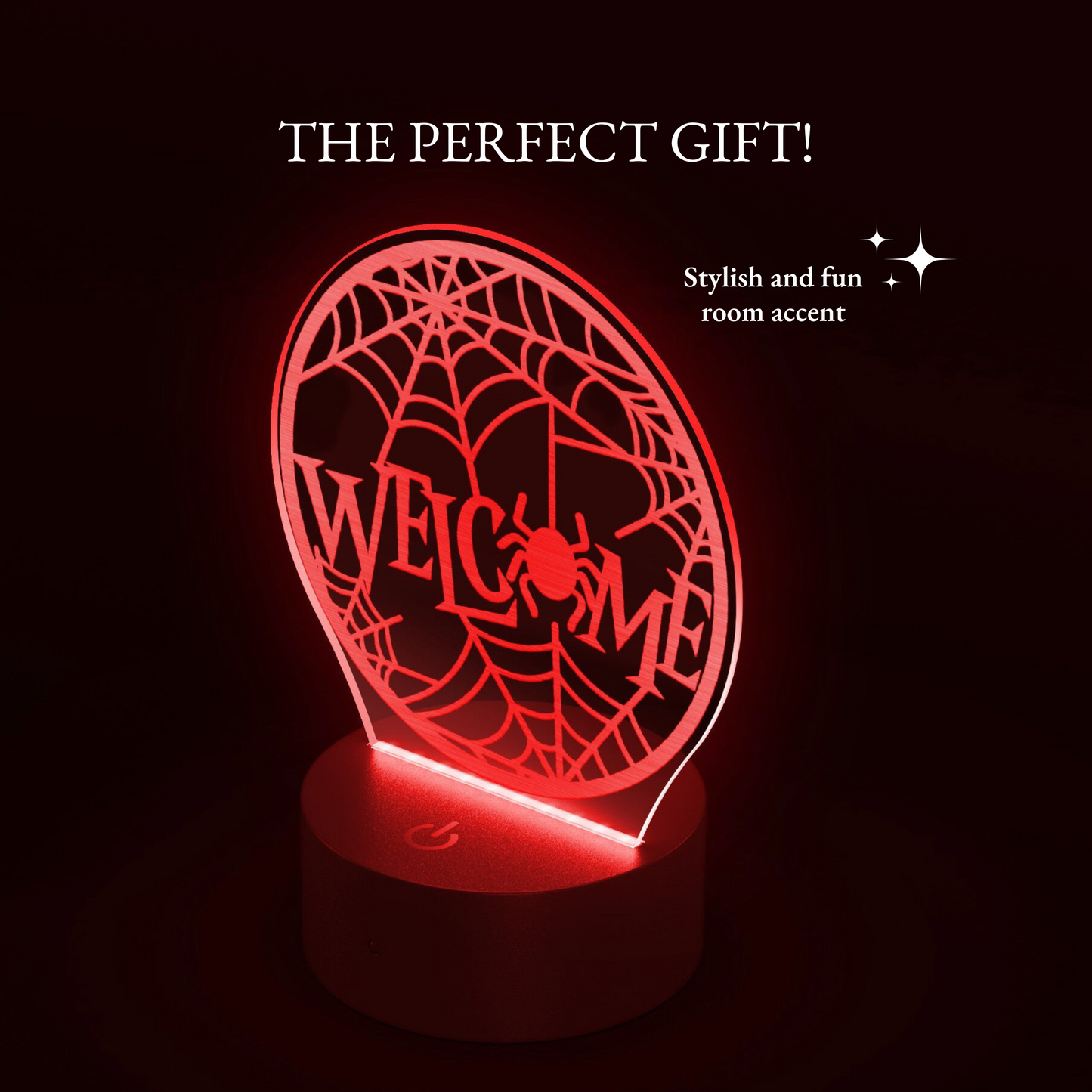 Halloween Spider Web Led Light Halloween Decor