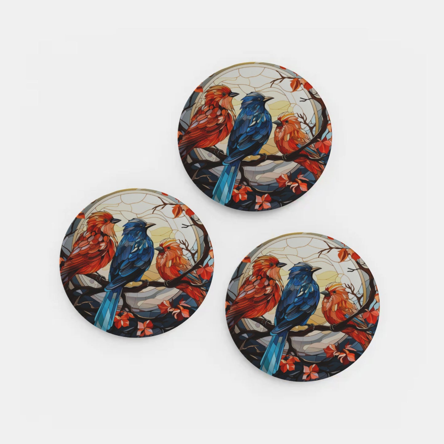 Winter Bird Bone China Plate