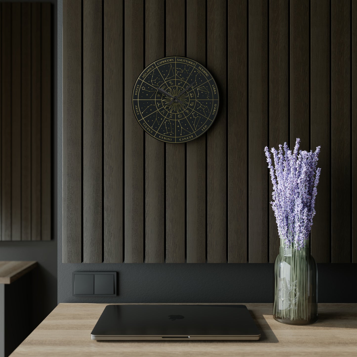 Zodiac Wall Clock
