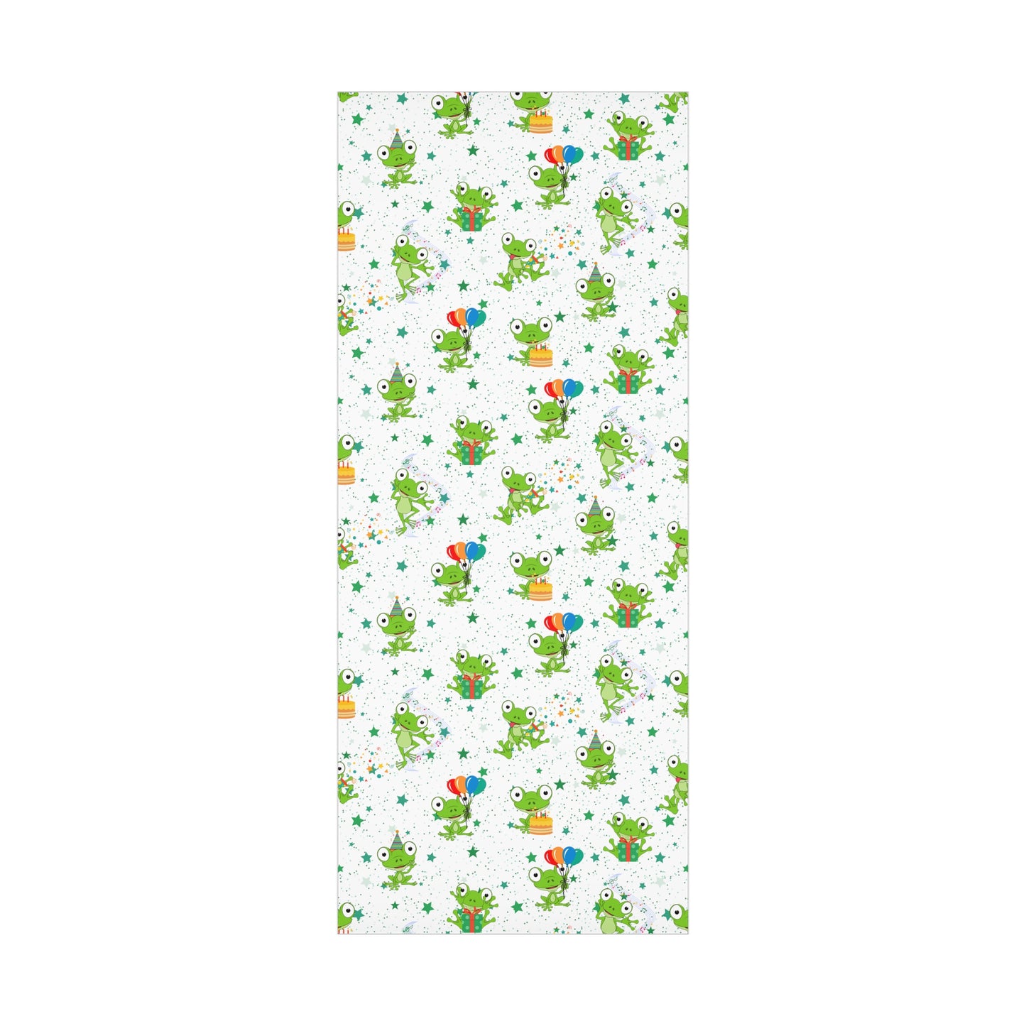 Frog Wrapping Birthday Wrapping Paper