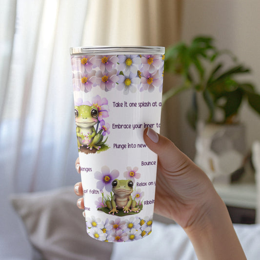 20 oz Stainless Steel Insulated Frog Tumbler