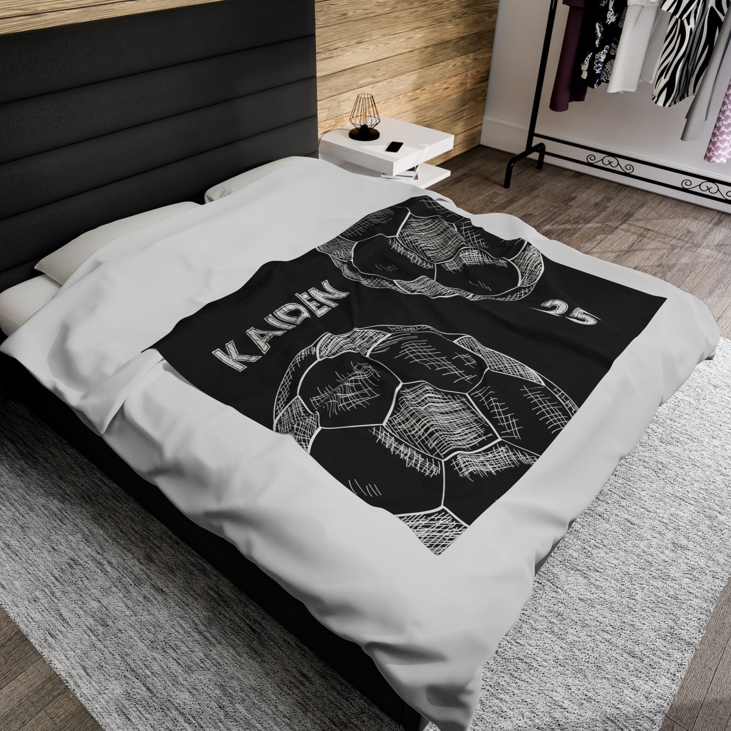 Personalized Soccer Blanket