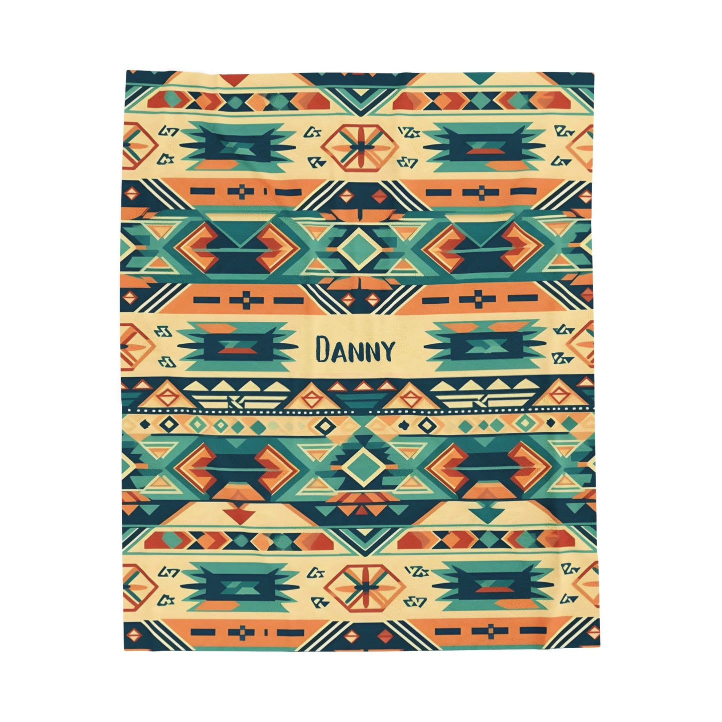 Personalized Aztec Blanket Customized Western Blanket