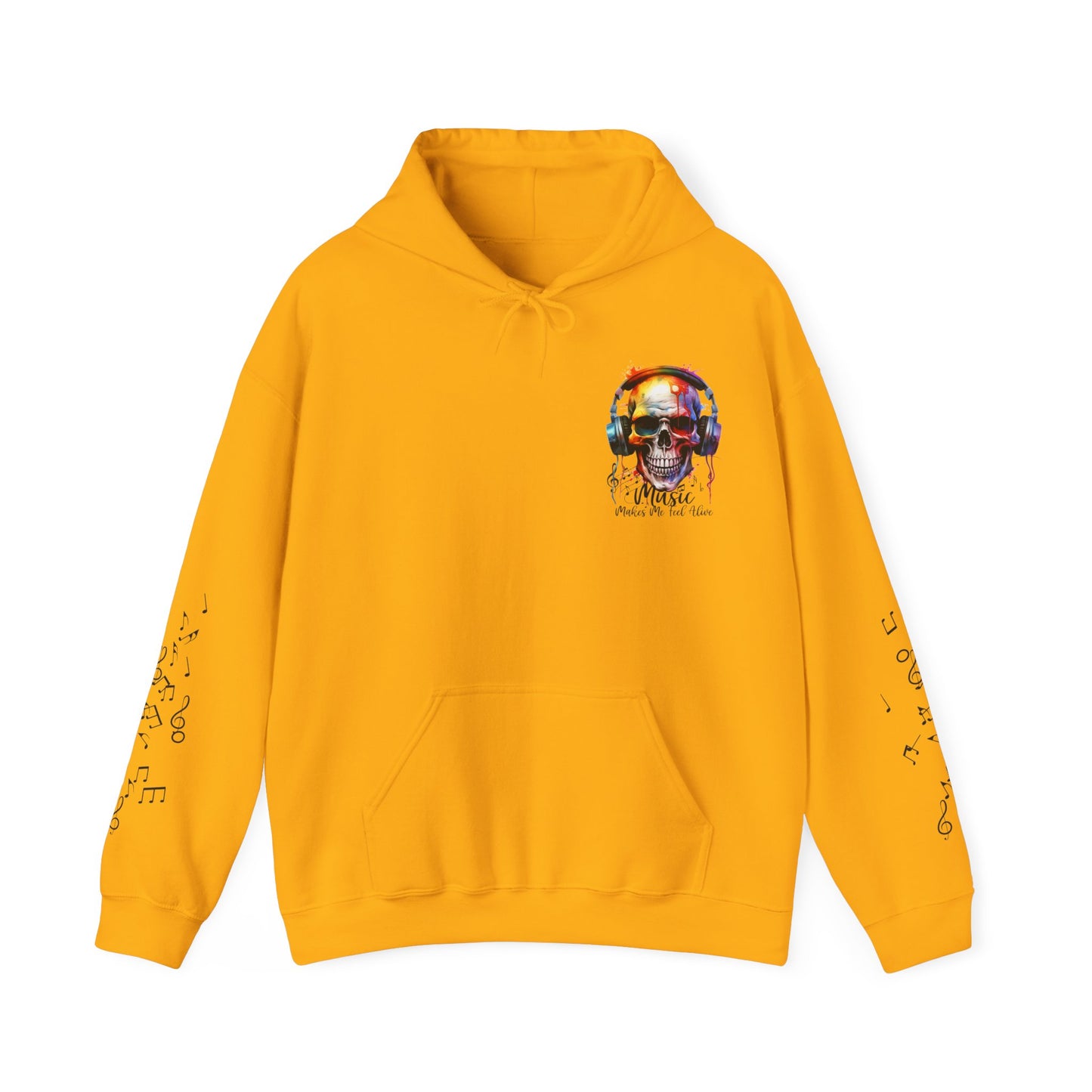Music Hoodie Skeleton Hooded Sweatshirt