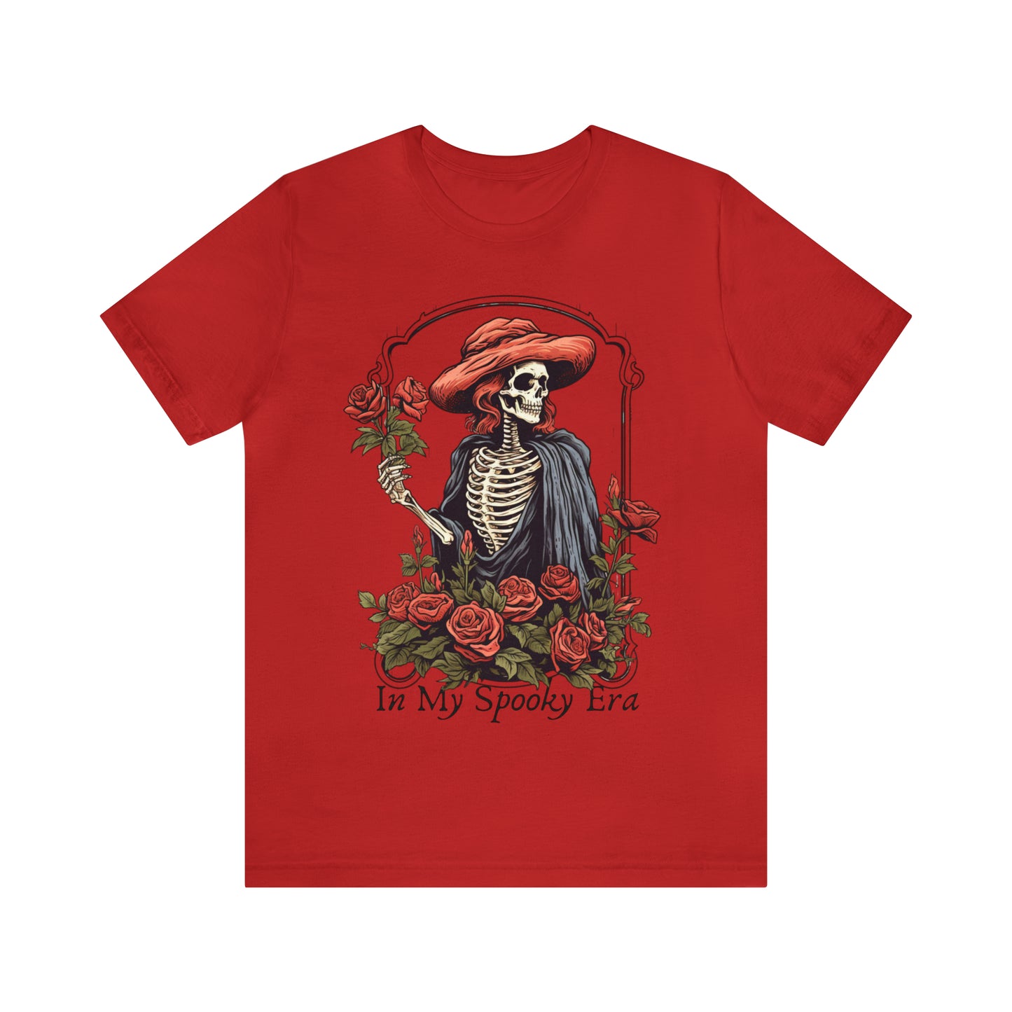 Spooky Era Skeleton Shirt Floral Skeleton T Shirt