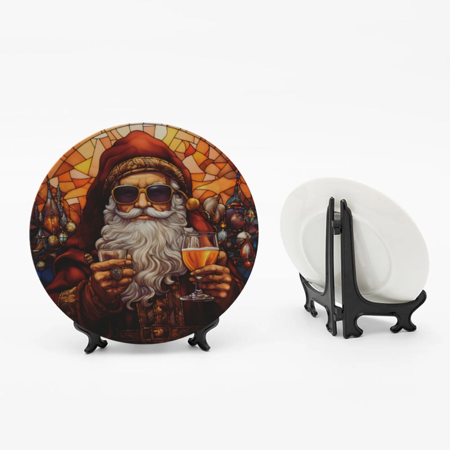 Cool Santa Bone China Plate