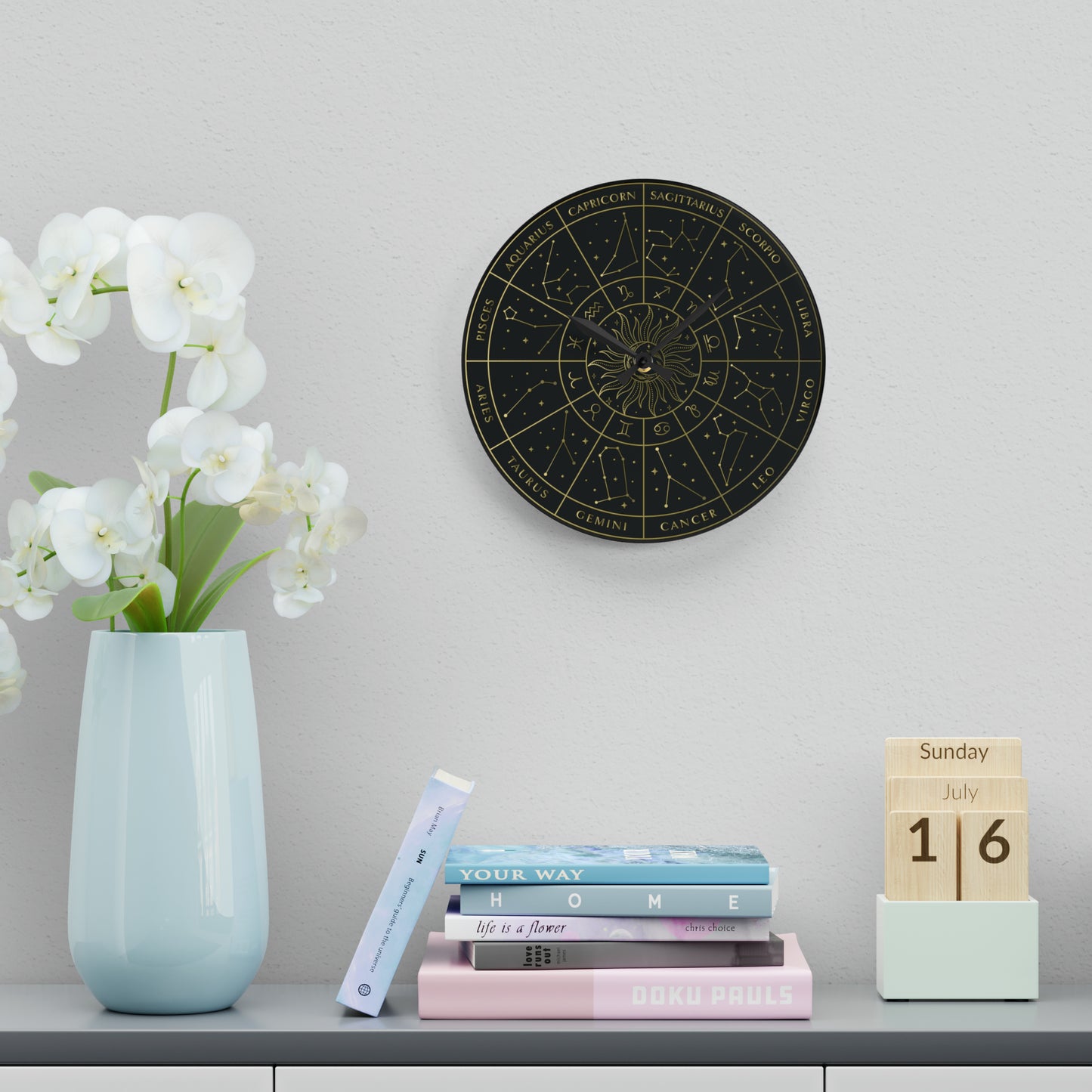 Zodiac Wall Clock