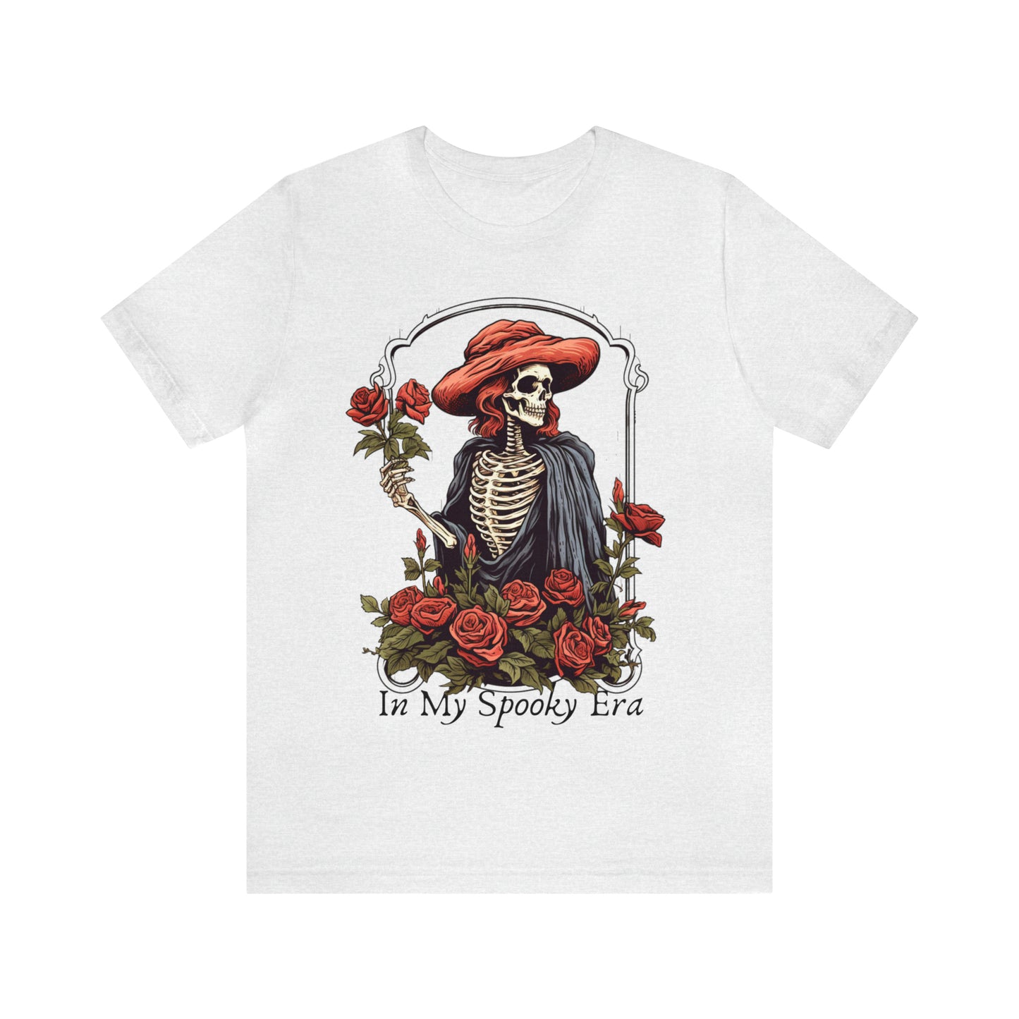 Spooky Era Skeleton Shirt Floral Skeleton T Shirt