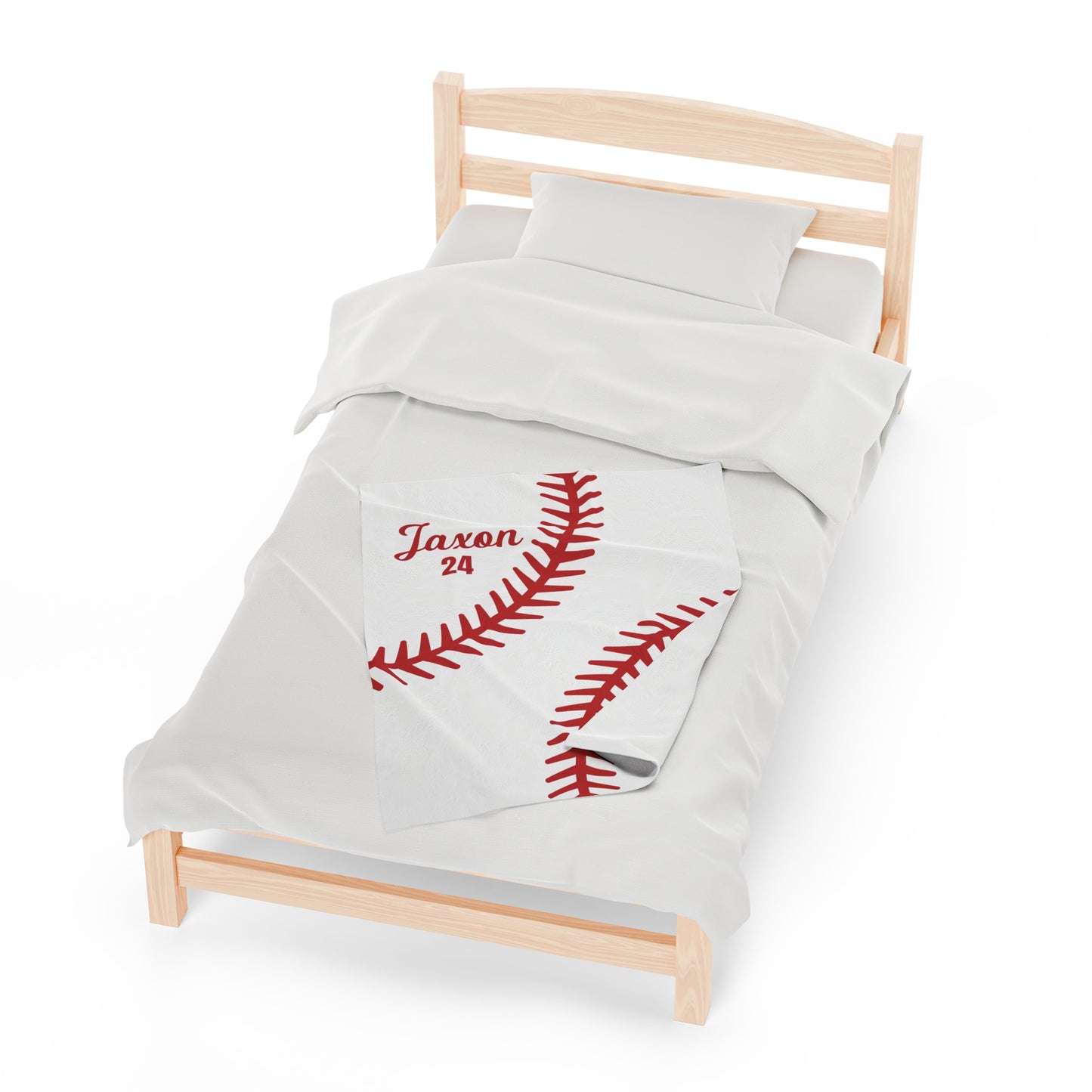 Custom Baseball Blanket With Name Personalized Baseball Gift
