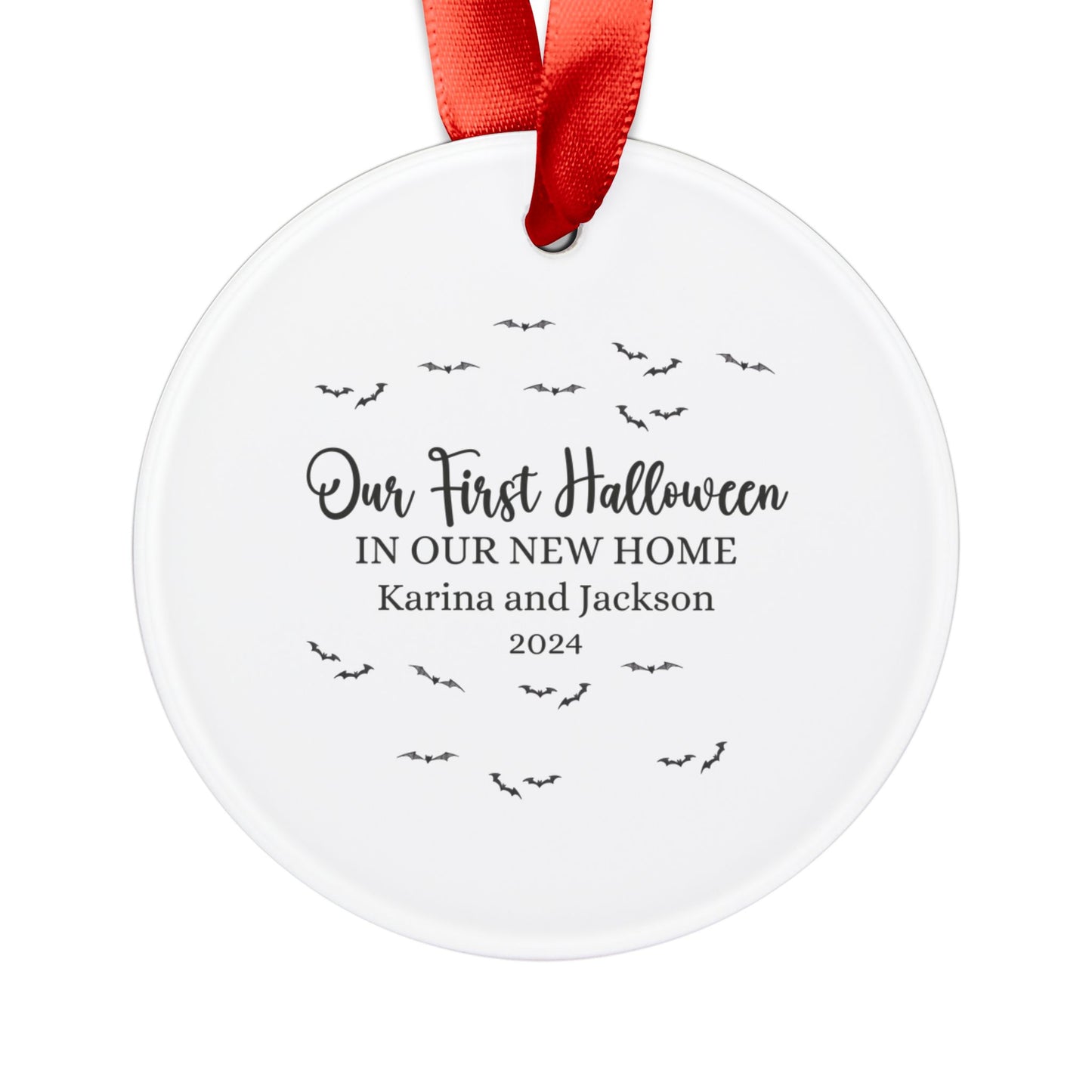 Personalized First Halloween In New Home Ornament