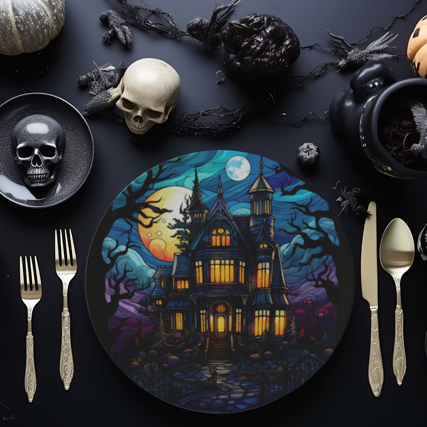 Haunted Mansion Bone China Plate