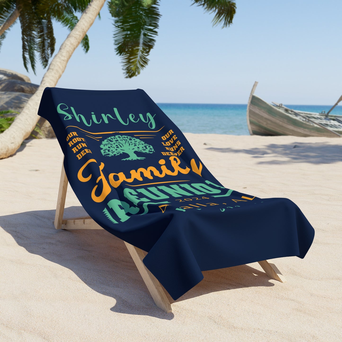 Personalized Beach Towel Family Reunion Gifts