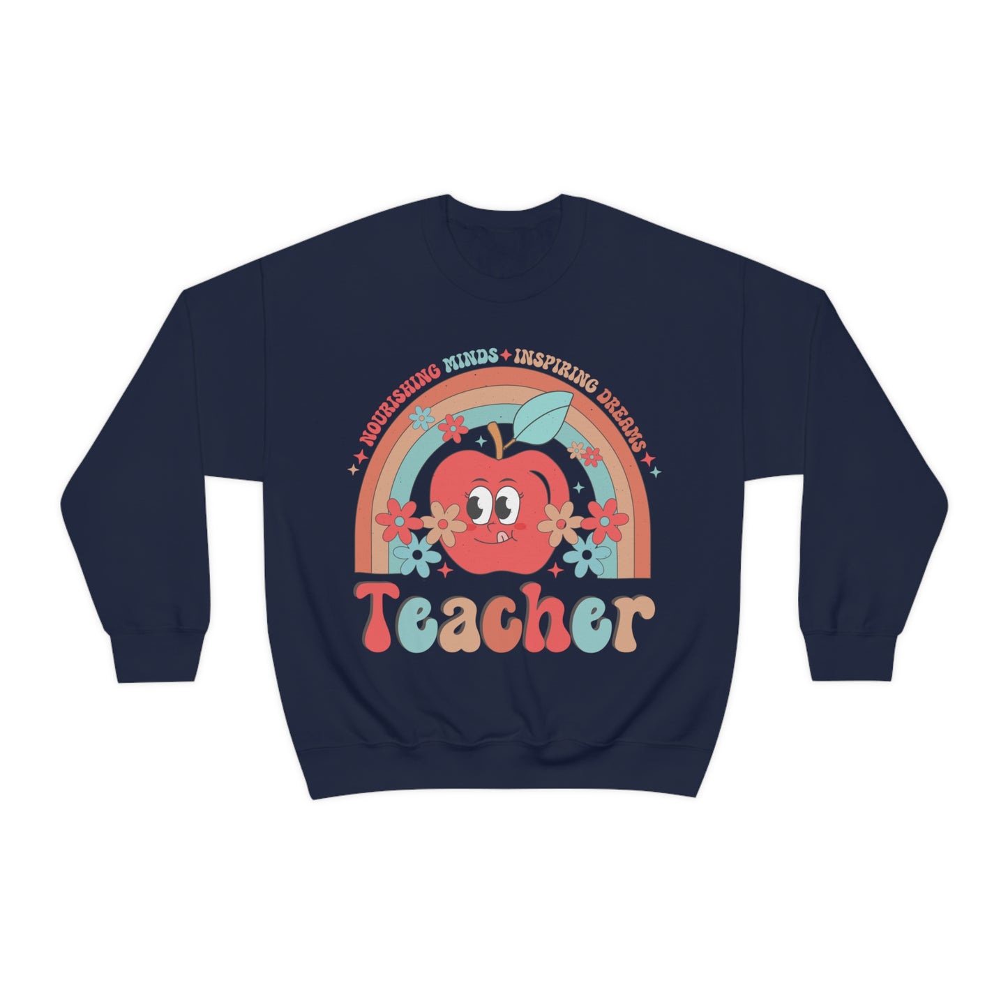 Retro Teacher Crewneck Sweatshirt Back to School Shirt For Teachers Gift For Teacher Educator Sweatshirts Pre K Teacher Shirts Gift For Her